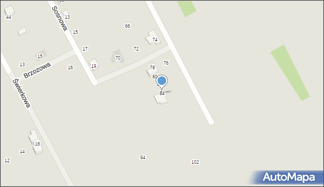 Garwolin, Klonowa, 84, mapa Garwolin