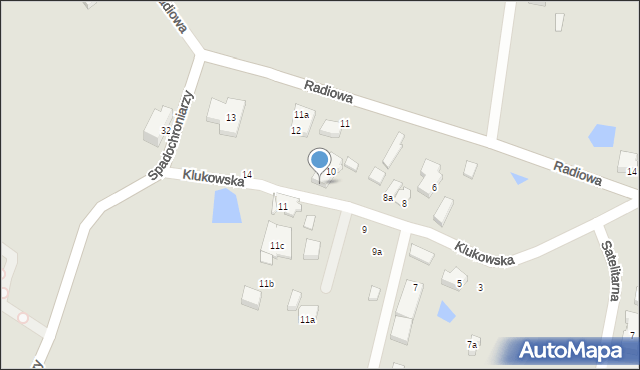 Gdańsk, Klukowska, 10A, mapa Gdańska