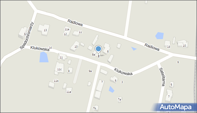 Gdańsk, Klukowska, 8, mapa Gdańska