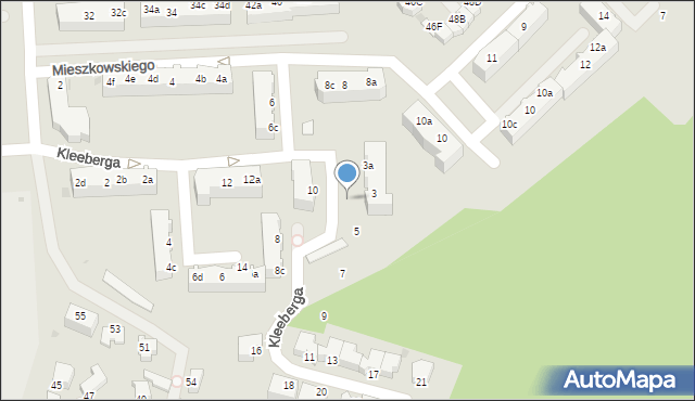 Gdynia, Kleeberga Franciszka, gen. dyw., 1, mapa Gdyni