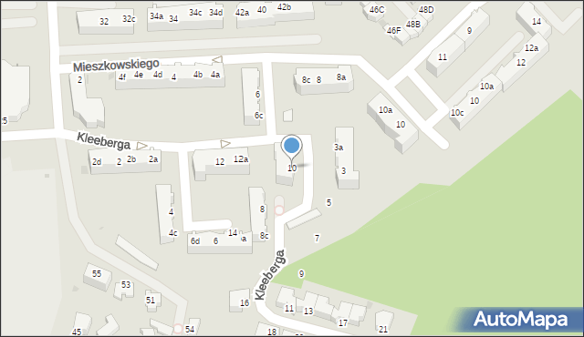 Gdynia, Kleeberga Franciszka, gen. dyw., 10, mapa Gdyni