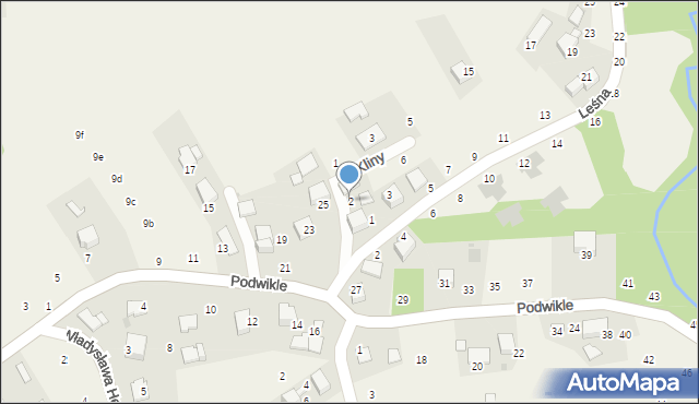 Giebułtów, Kliny, 2, mapa Giebułtów
