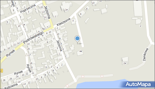 Gołańcz, Klasztorna, 4d, mapa Gołańcz