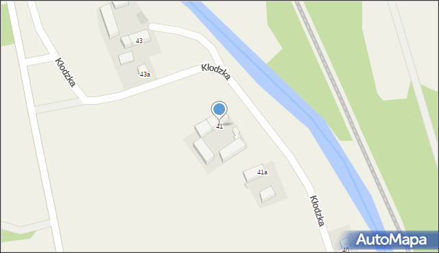 Gorzanów, Kłodzka, 42, mapa Gorzanów