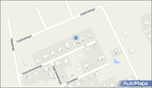 Goślinowo, Kłopotowskiego Leona, 7, mapa Goślinowo