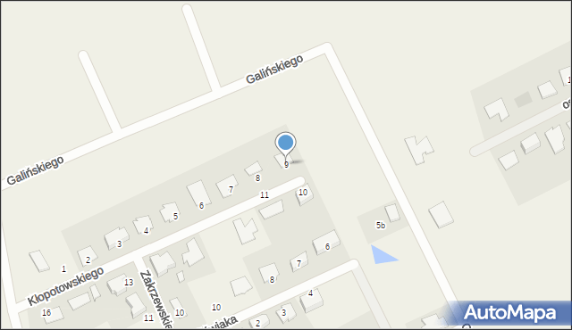 Goślinowo, Kłopotowskiego Leona, 9, mapa Goślinowo