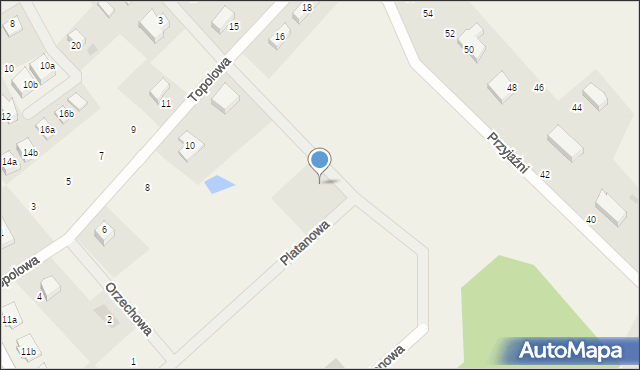 Gowino, Klonowa, 21, mapa Gowino