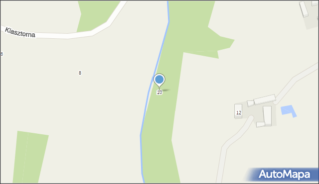 Grabowiec, Klasztorna, 10, mapa Grabowiec