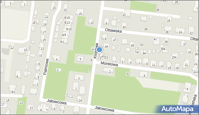 Grabówka, Klonowa, 2/1, mapa Grabówka