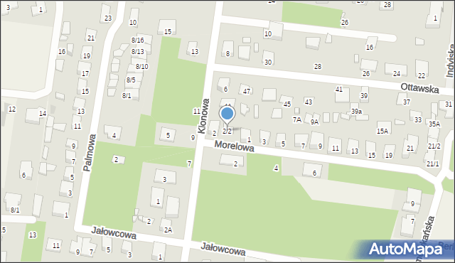 Grabówka, Klonowa, 2/2, mapa Grabówka