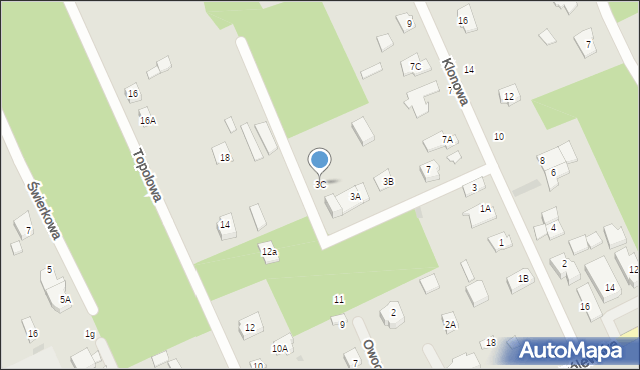 Grodzisk Mazowiecki, Klonowa, 3C, mapa Grodzisk Mazowiecki