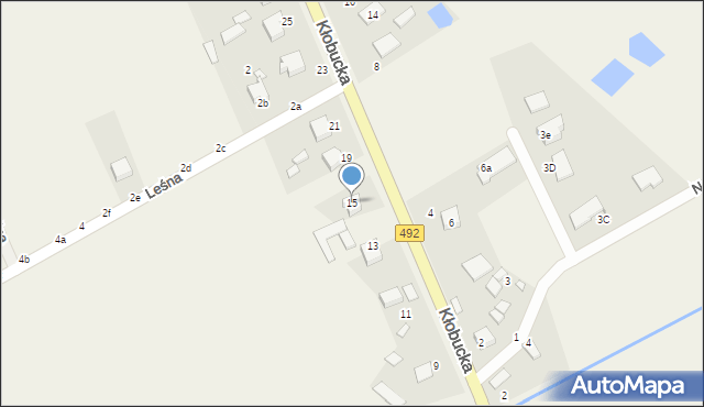 Grodzisko, Kłobucka, 15, mapa Grodzisko