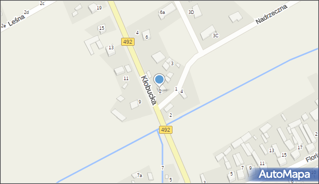 Grodzisko, Kłobucka, 2, mapa Grodzisko