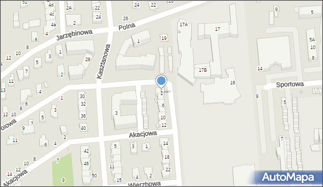 Grójec, Klonowa, 2, mapa Grójec