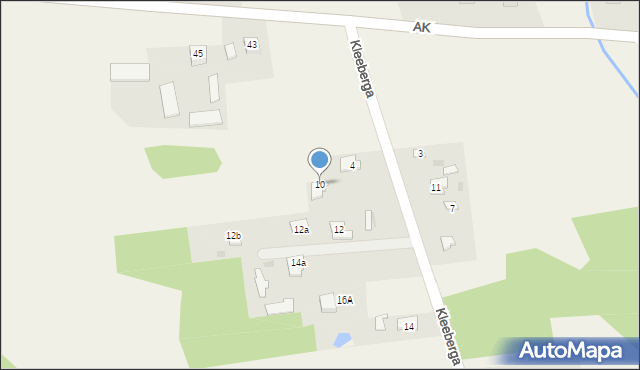 Jaktorów-Kolonia, Kleeberga, gen., 10, mapa Jaktorów-Kolonia
