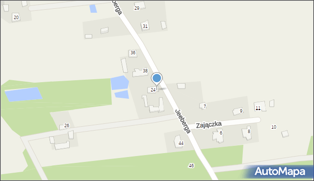 Jaktorów-Kolonia, Kleeberga, gen., 40, mapa Jaktorów-Kolonia