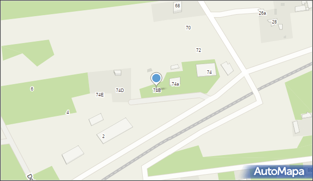 Jaktorów-Kolonia, Kleeberga, gen., 74B, mapa Jaktorów-Kolonia