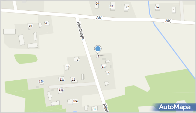 Jaktorów-Kolonia, Kleeberga, gen., 9, mapa Jaktorów-Kolonia