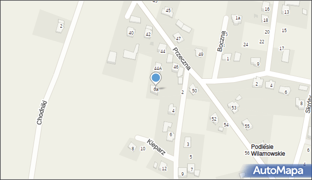 Jawiszowice, Kleparz, 6a, mapa Jawiszowice