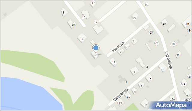 Juszkowo, Klonowa, 4, mapa Juszkowo