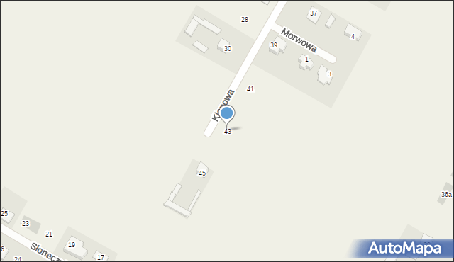 Kalinówka, Klonowa, 43, mapa Kalinówka