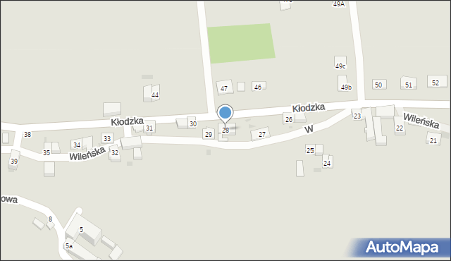 Kamieniec Ząbkowicki, Kłodzka, 28, mapa Kamieniec Ząbkowicki