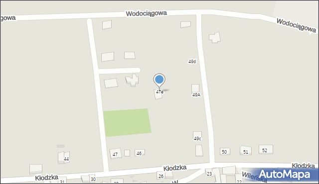 Kamieniec Ząbkowicki, Kłodzka, 47e, mapa Kamieniec Ząbkowicki