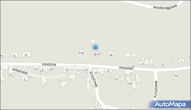 Kamieniec Ząbkowicki, Kłodzka, 57, mapa Kamieniec Ząbkowicki