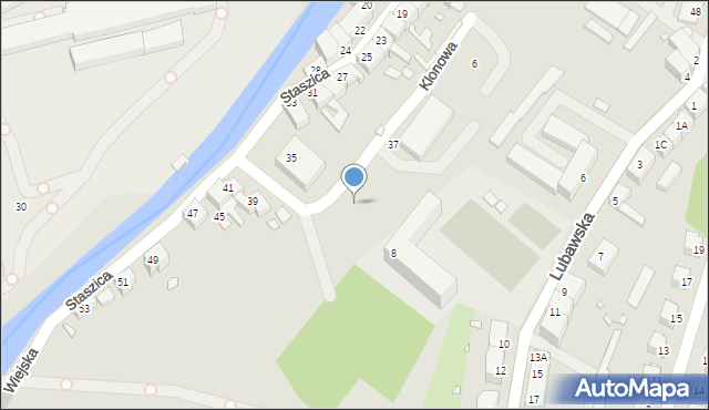 Kamienna Góra, Klonowa, 2b, mapa Kamienna Góra