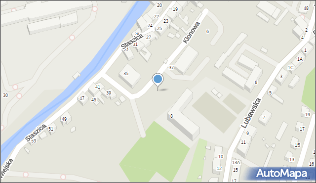 Kamienna Góra, Klonowa, 2c, mapa Kamienna Góra