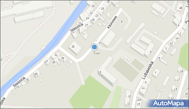 Kamienna Góra, Klonowa, 2d, mapa Kamienna Góra