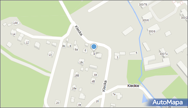 Kielce, Klecka, 4, mapa Kielc