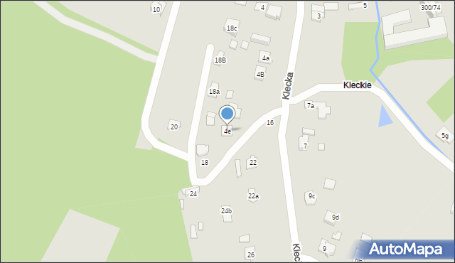 Kielce, Klecka, 4e, mapa Kielc