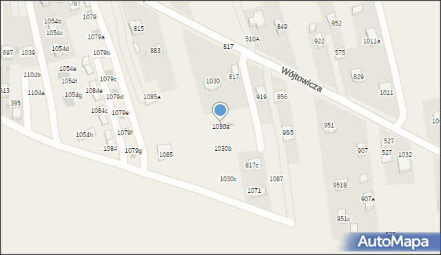 Kłaj, Kłaj, 1030a, mapa Kłaj