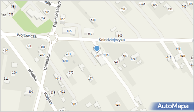 Kłaj, Kłaj, 921, mapa Kłaj