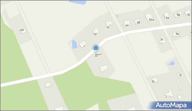 Klamry, Klamry, 1D, mapa Klamry