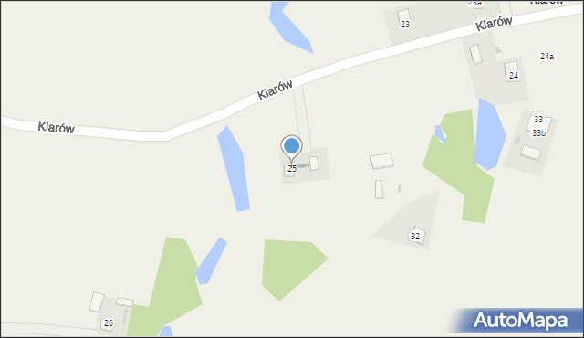 Klarów, Klarów, 25, mapa Klarów