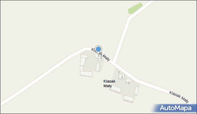 Klasak Mały, Klasak Mały, 5, mapa Klasak Mały