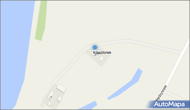 Klasztorek, Klasztorek, 16, mapa Klasztorek