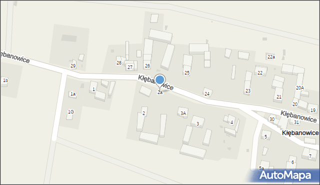 Kłębanowice, Kłębanowice, 2a, mapa Kłębanowice