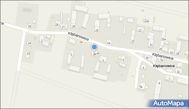 Kłębanowice, Kłębanowice, 3A, mapa Kłębanowice