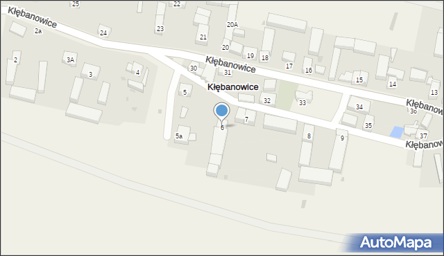 Kłębanowice, Kłębanowice, 6, mapa Kłębanowice