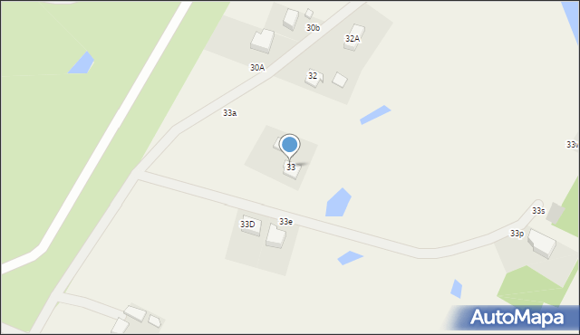 Klebark Mały, Klebark Mały, 33, mapa Klebark Mały