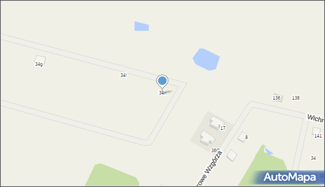 Klebark Mały, Klebark Mały, 34n, mapa Klebark Mały