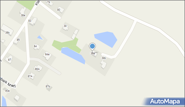 Klebark Mały, Klebark Mały, 39a, mapa Klebark Mały