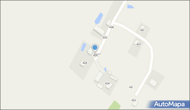 Klebark Mały, Klebark Mały, 42b, mapa Klebark Mały