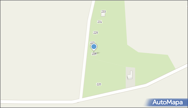 Klebark Wielki, Klebark Wielki, 225, mapa Klebark Wielki