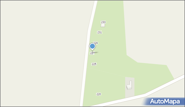 Klebark Wielki, Klebark Wielki, 227, mapa Klebark Wielki