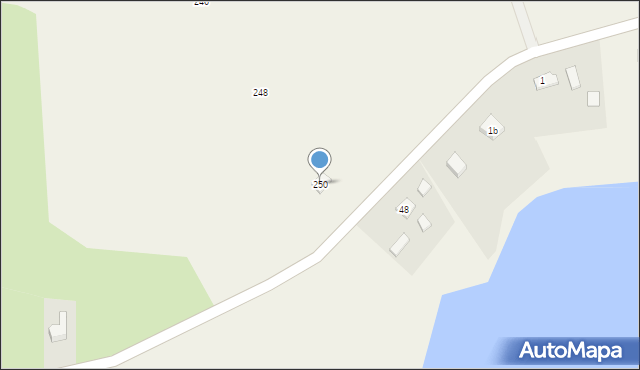 Klebark Wielki, Klebark Wielki, 250, mapa Klebark Wielki