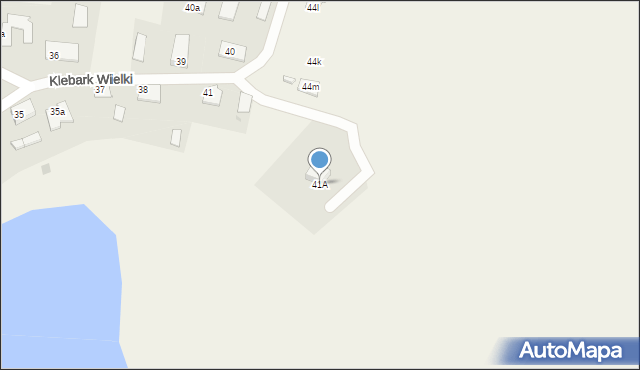 Klebark Wielki, Klebark Wielki, 41A, mapa Klebark Wielki